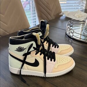 Air Jordan High Top Women's Sneakers in Pastel Multi